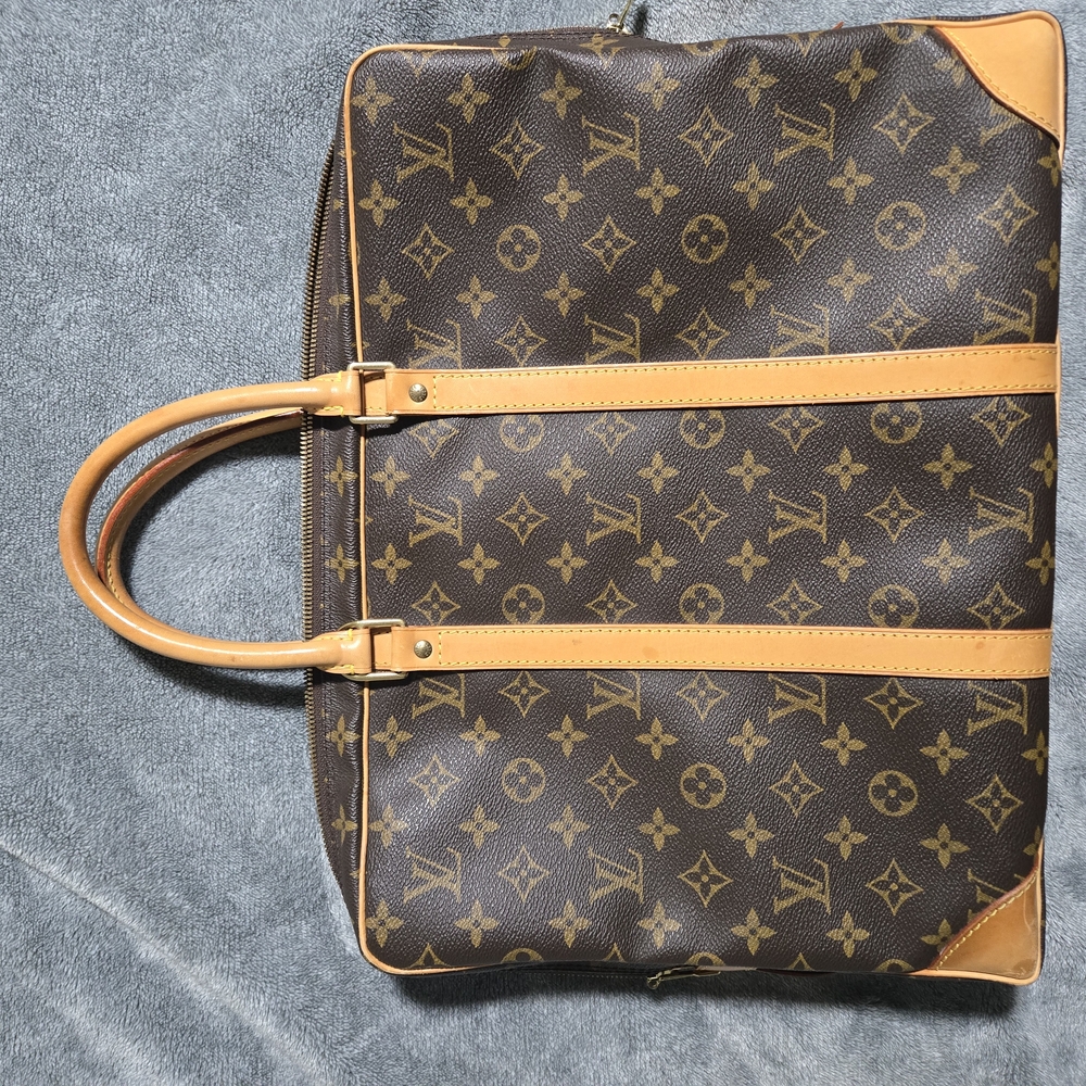 Louis Vuitton Monogram Tan and Brown Briefcase